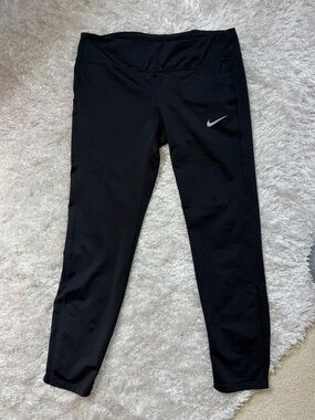 Nike Dri-FIT Black Athletic Leggings with Pocket Womens XL